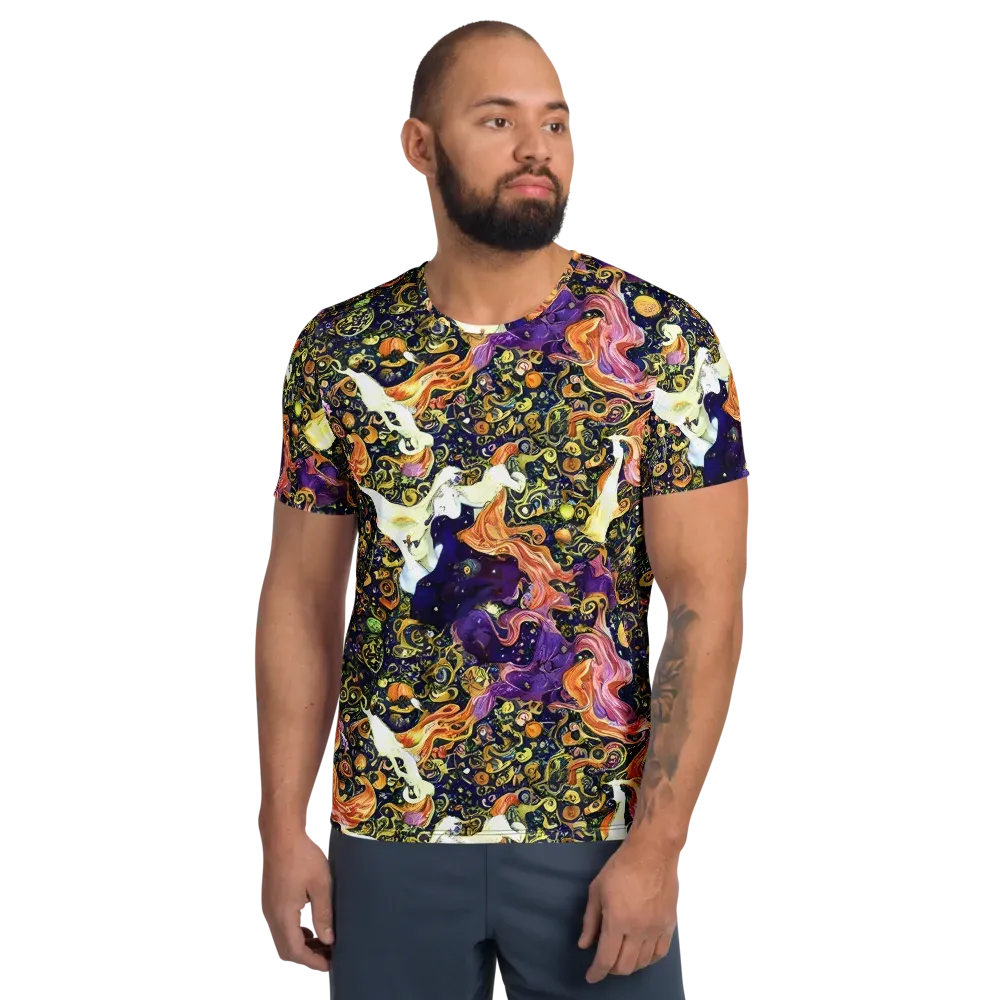 Ethereal Waltz on Men's Athletic T-Shirt — Front