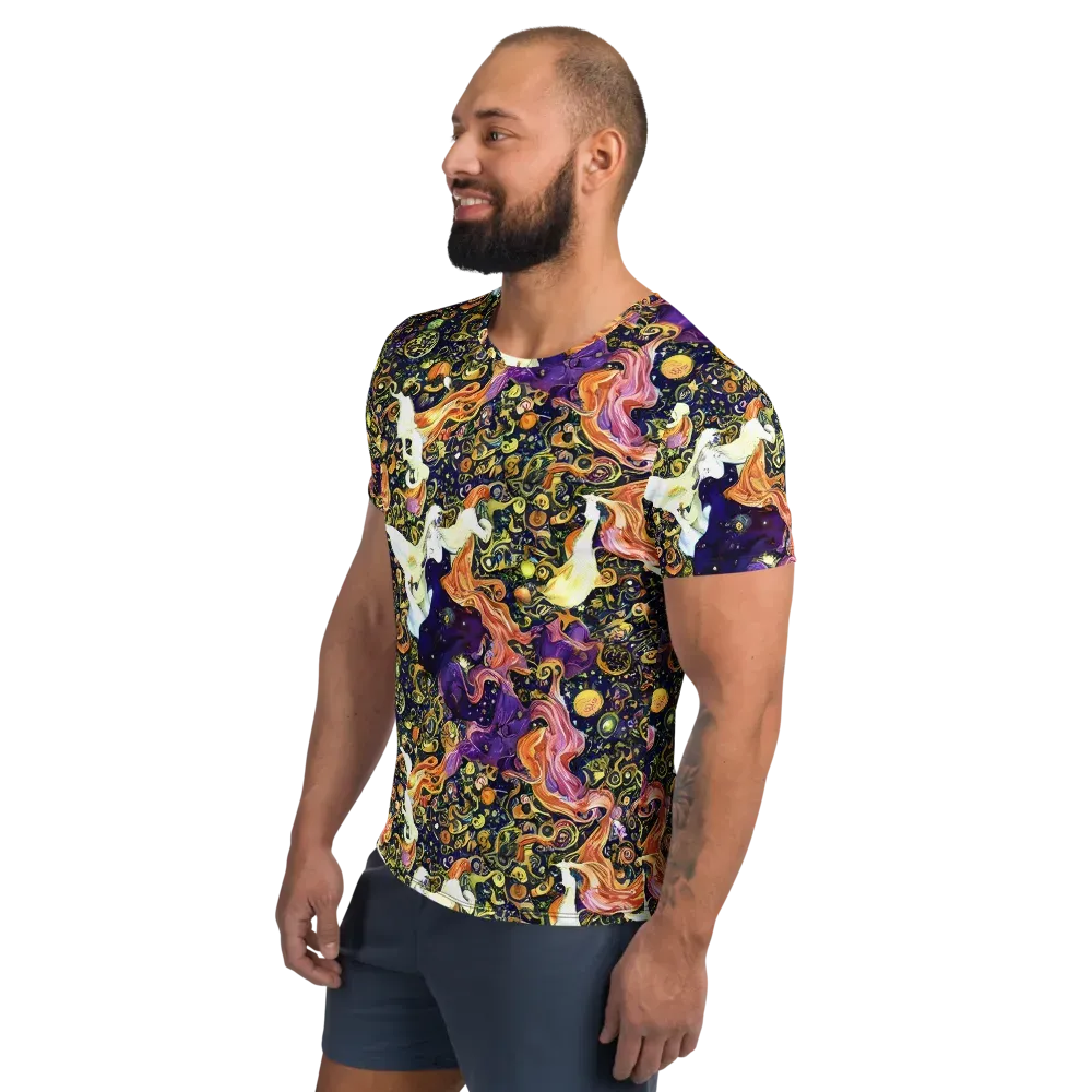 Ethereal Waltz on Men's Athletic T-Shirt — Left