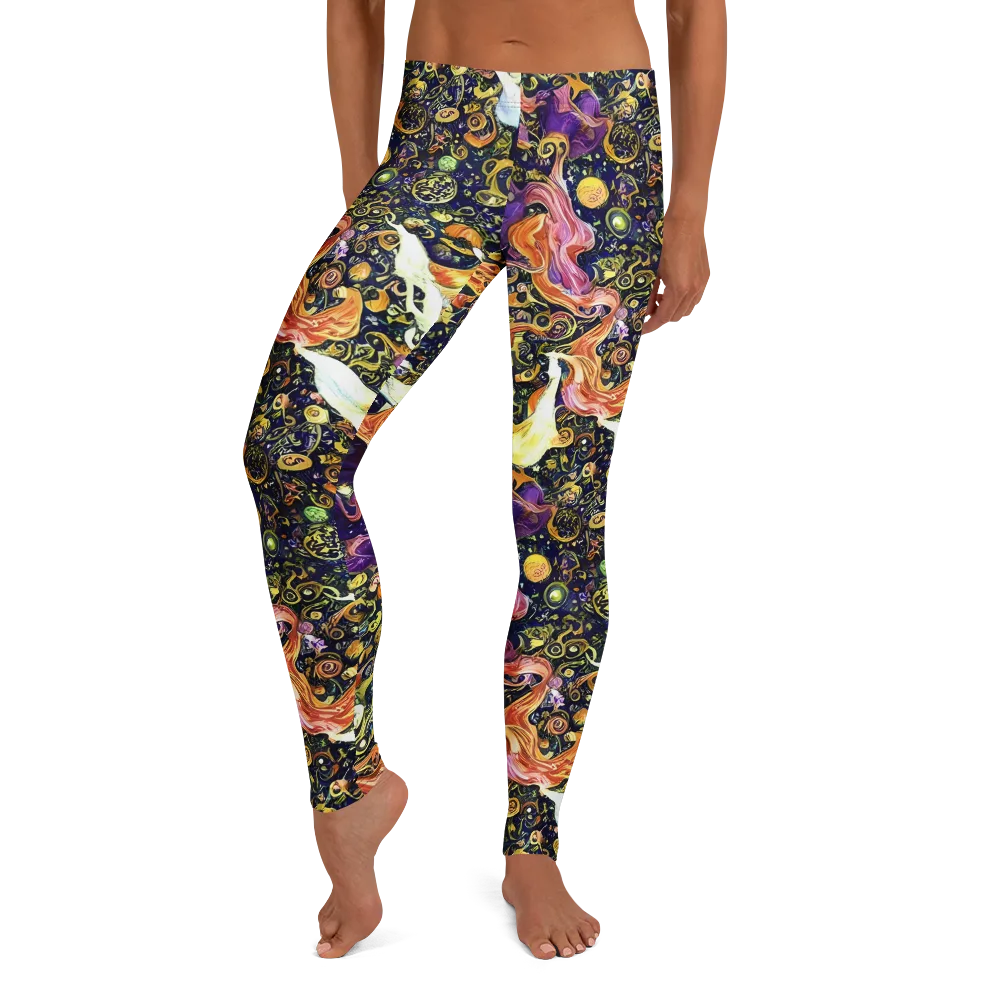 Ethereal Waltz on Leggings — Front