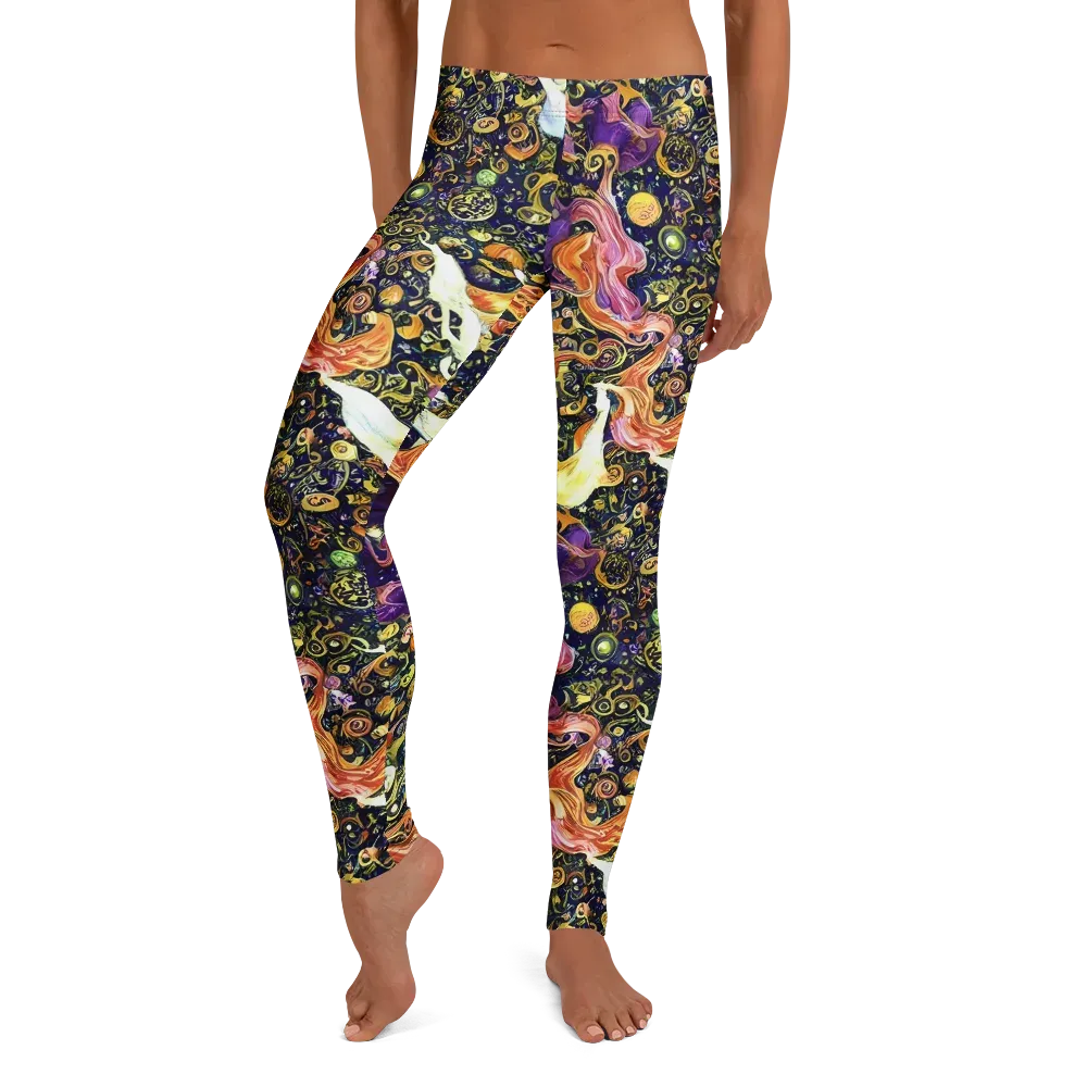Ethereal Waltz on Leggings — Front
