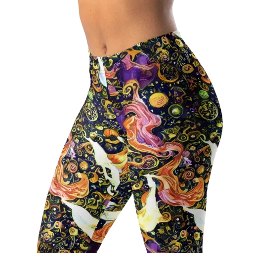 Ethereal Waltz on a Leggings