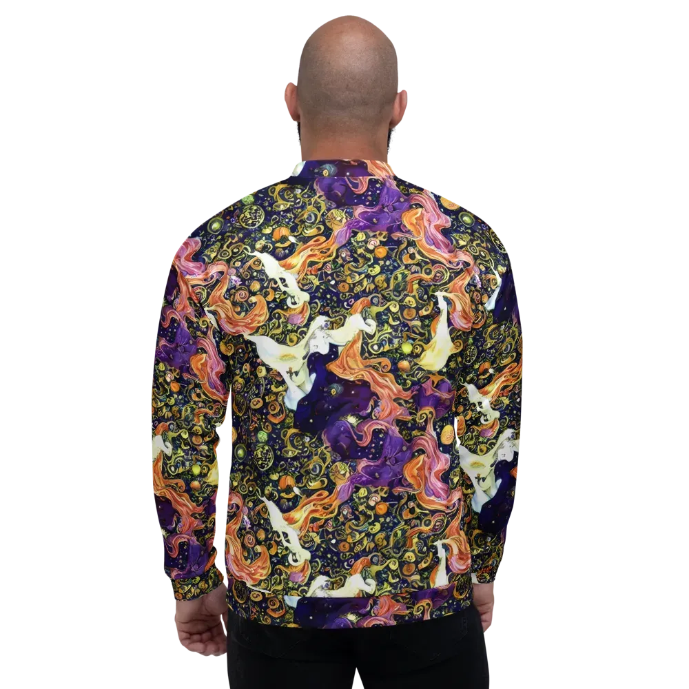 Ethereal Waltz on Bomber Jacket — Back