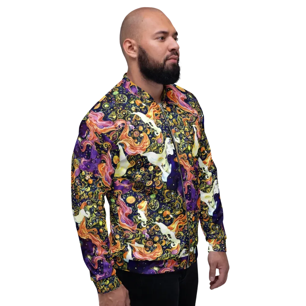 Ethereal Waltz on Bomber Jacket — Right