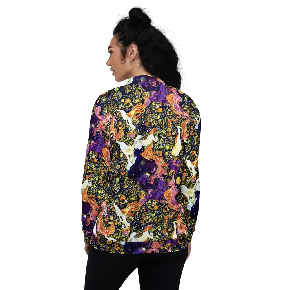 Ethereal Waltz on Bomber Jacket — Back