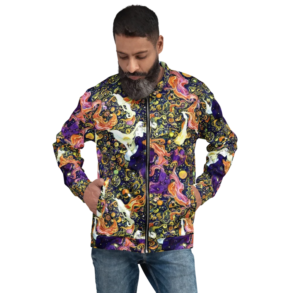 Ethereal Waltz on Bomber Jacket — Front