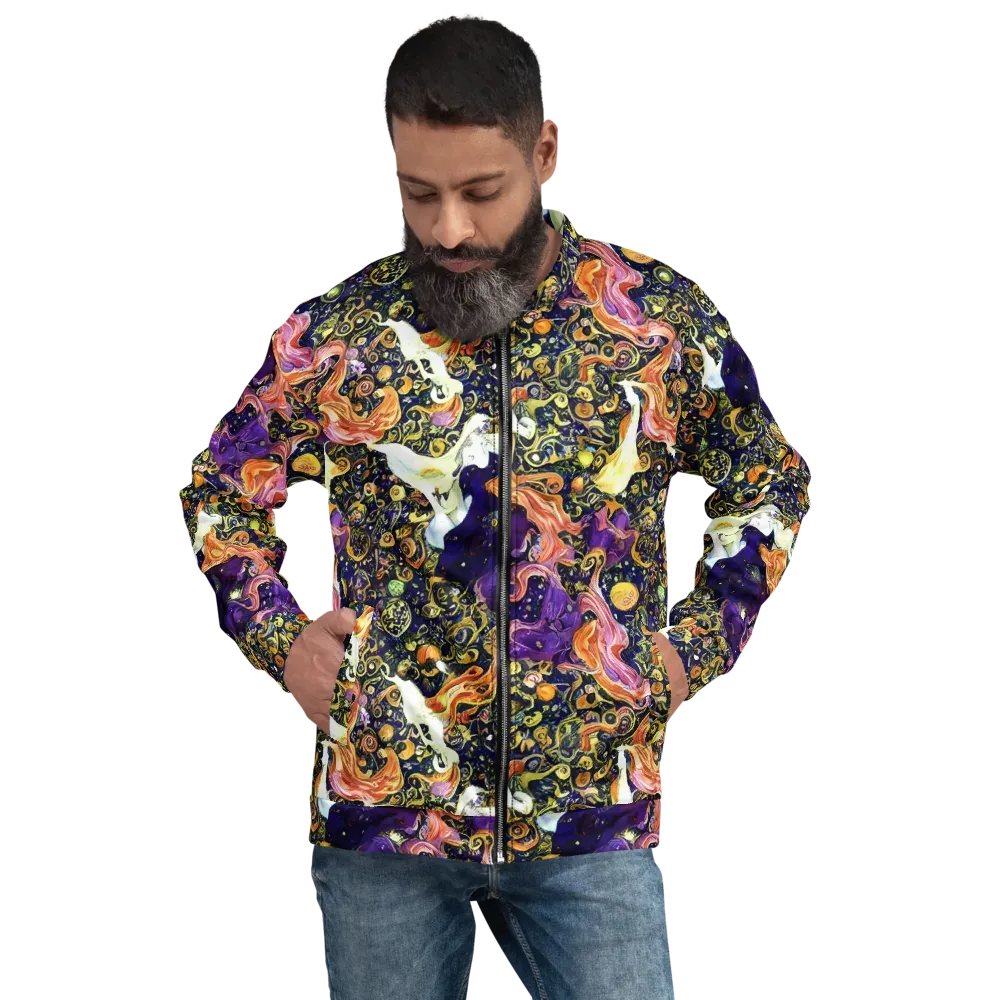 Ethereal Waltz on Bomber Jacket — Front