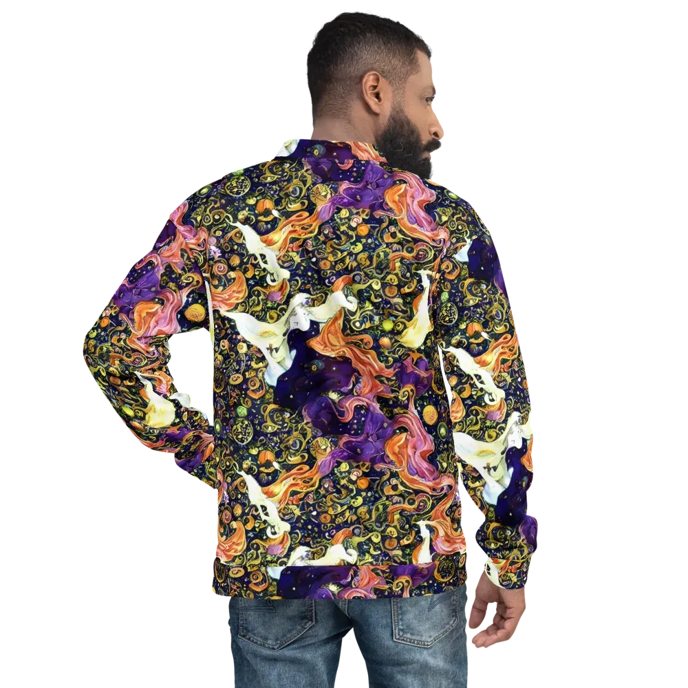 Ethereal Waltz on Bomber Jacket — Back