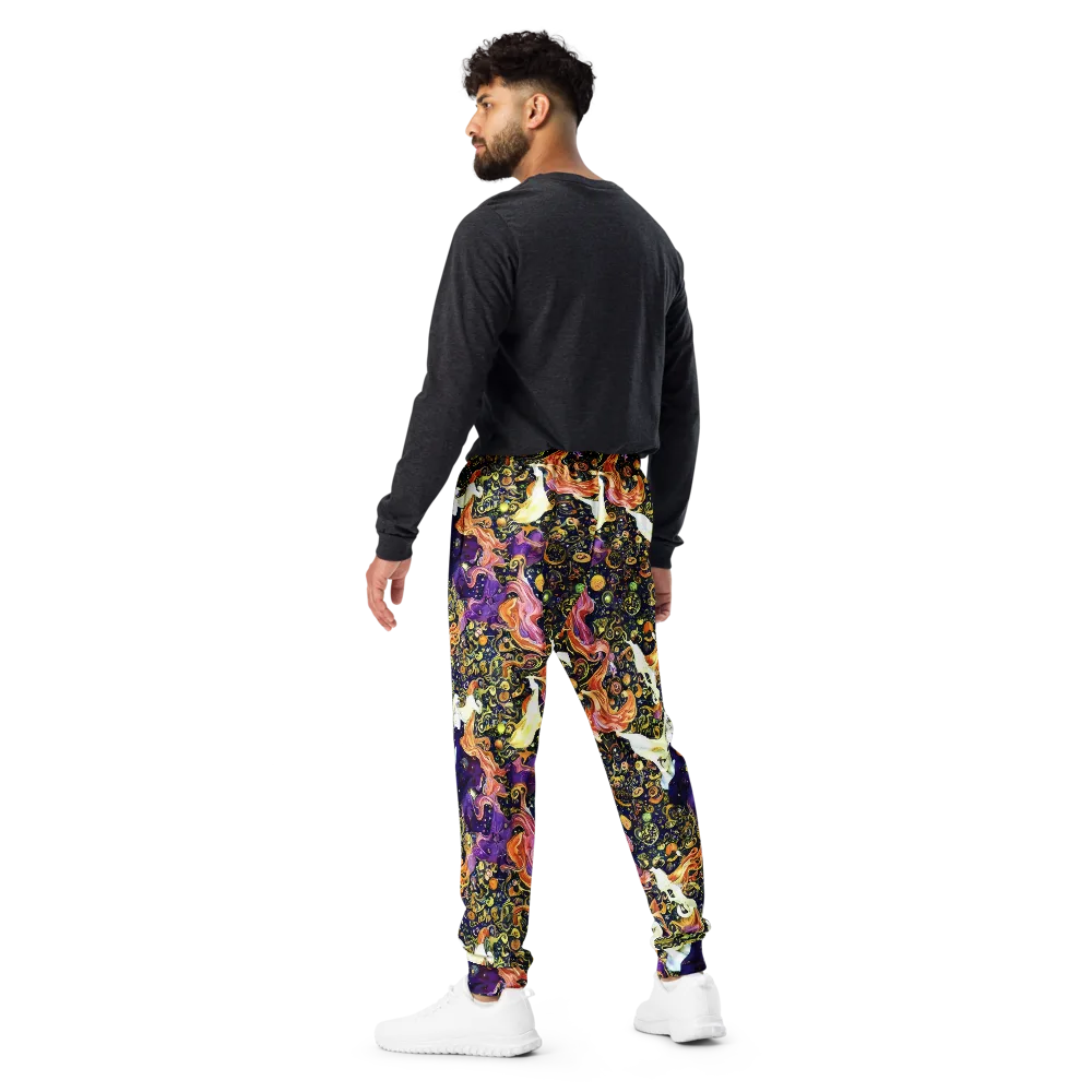 Ethereal Waltz on Men's Joggers — Back