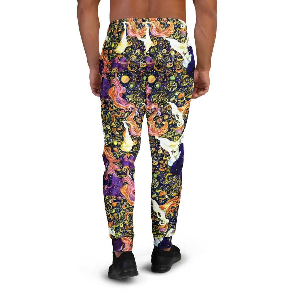 Ethereal Waltz on Men's Joggers — Back