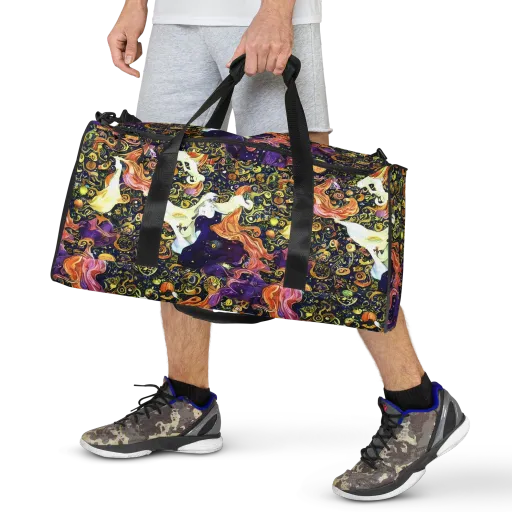 Ethereal Waltz on a Duffle Bag