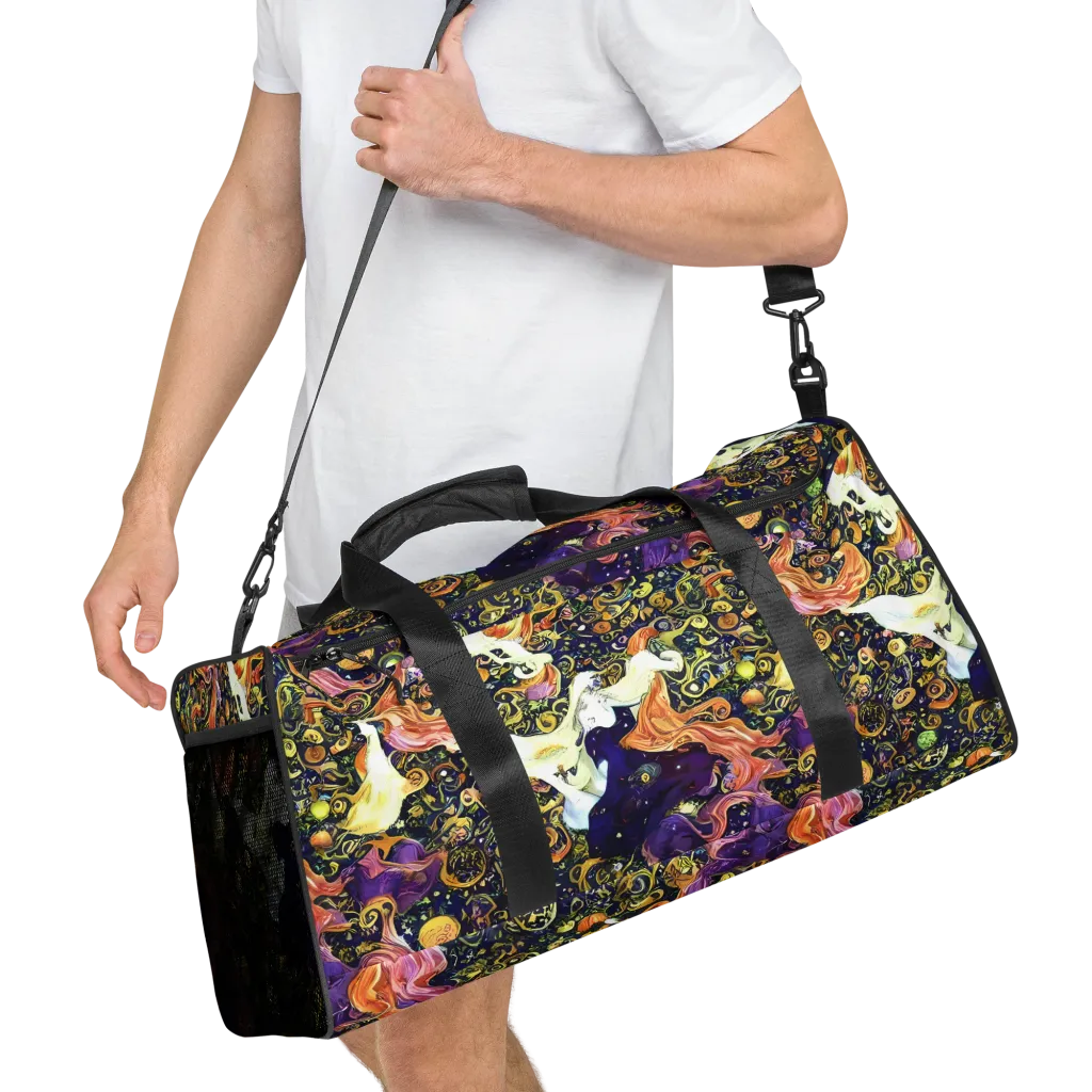 Ethereal Waltz on Duffle Bag — Right Front
