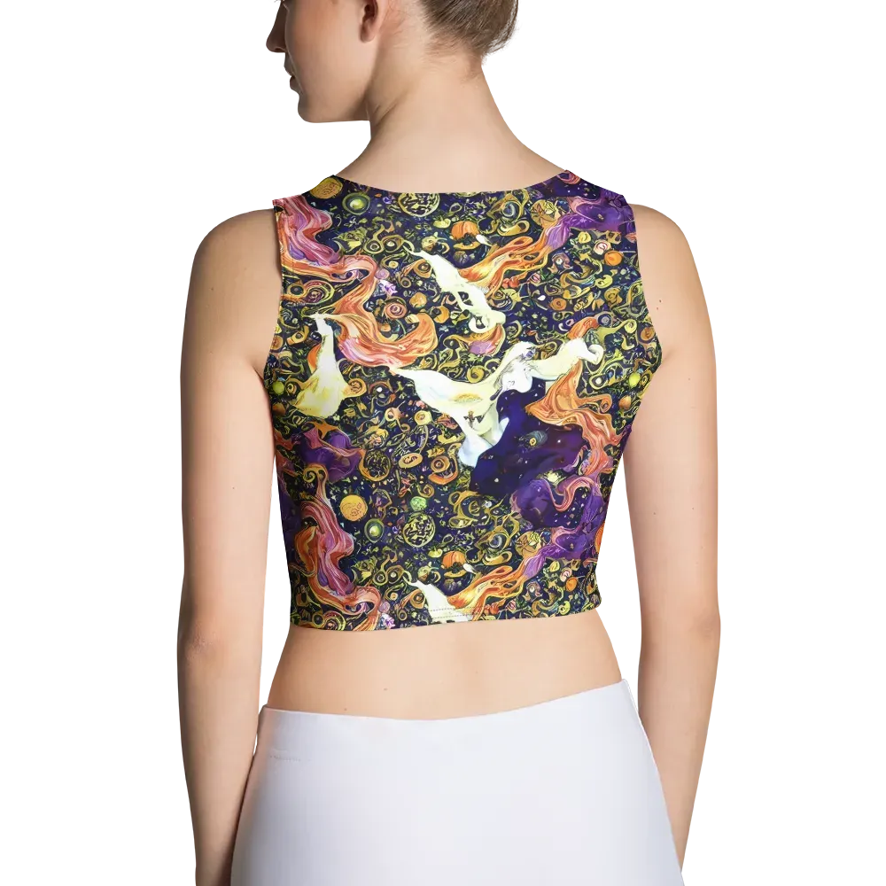Ethereal Waltz on Crop Top — Back
