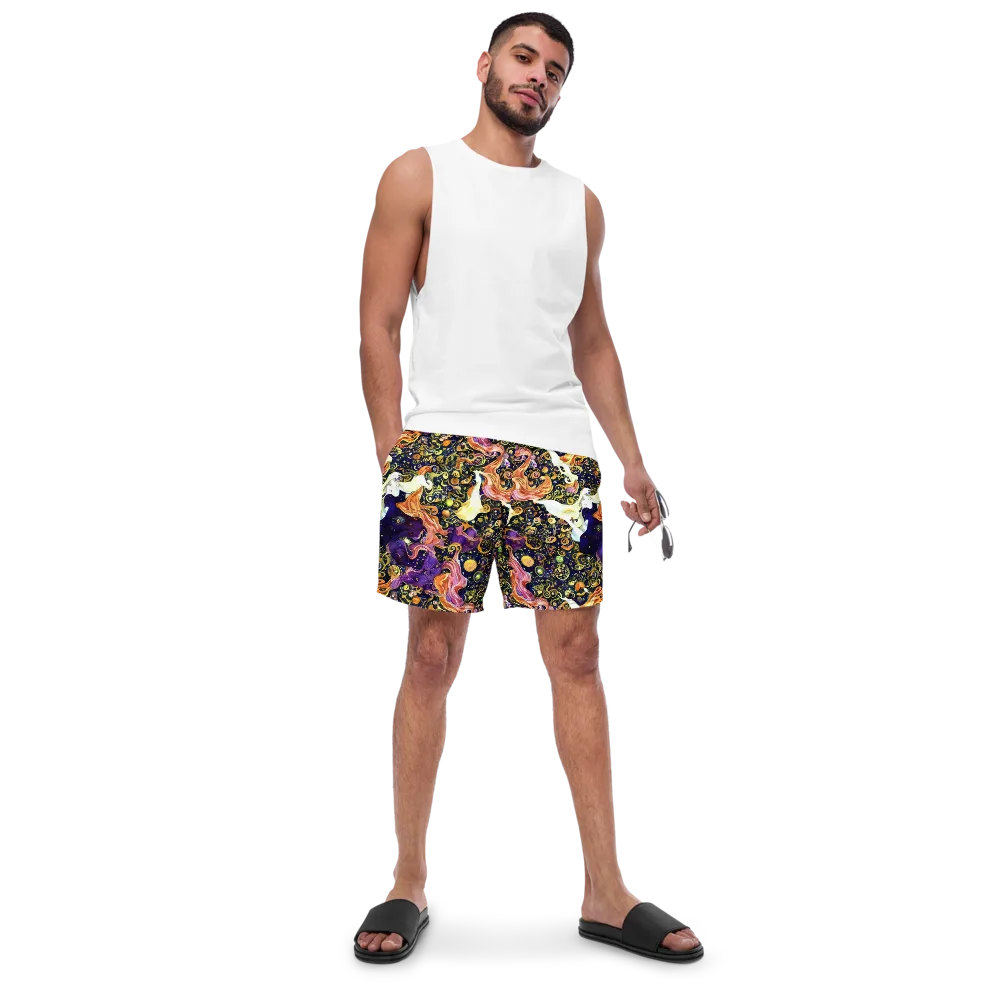 Ethereal Waltz on Swim Trunks — Front