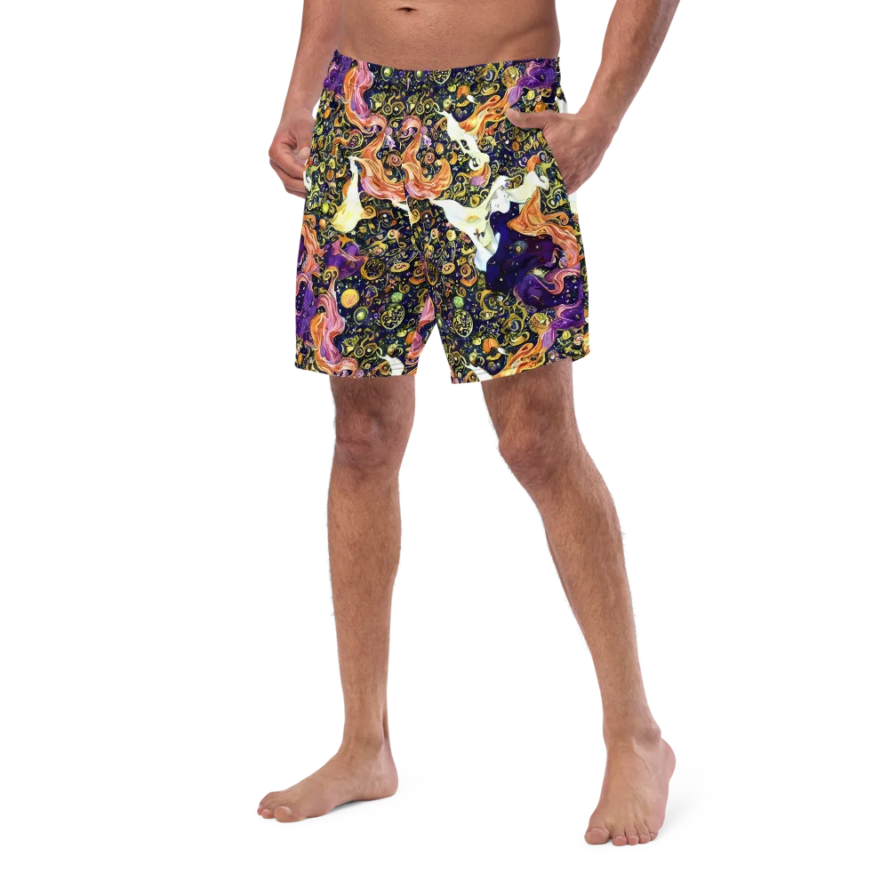 Ethereal Waltz on Swim Trunks — Left Front