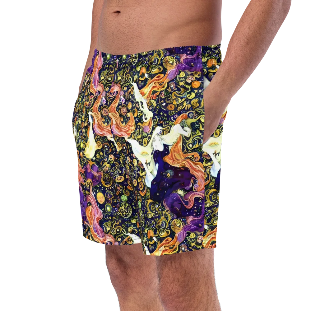 Ethereal Waltz on Swim Trunks — Left Front