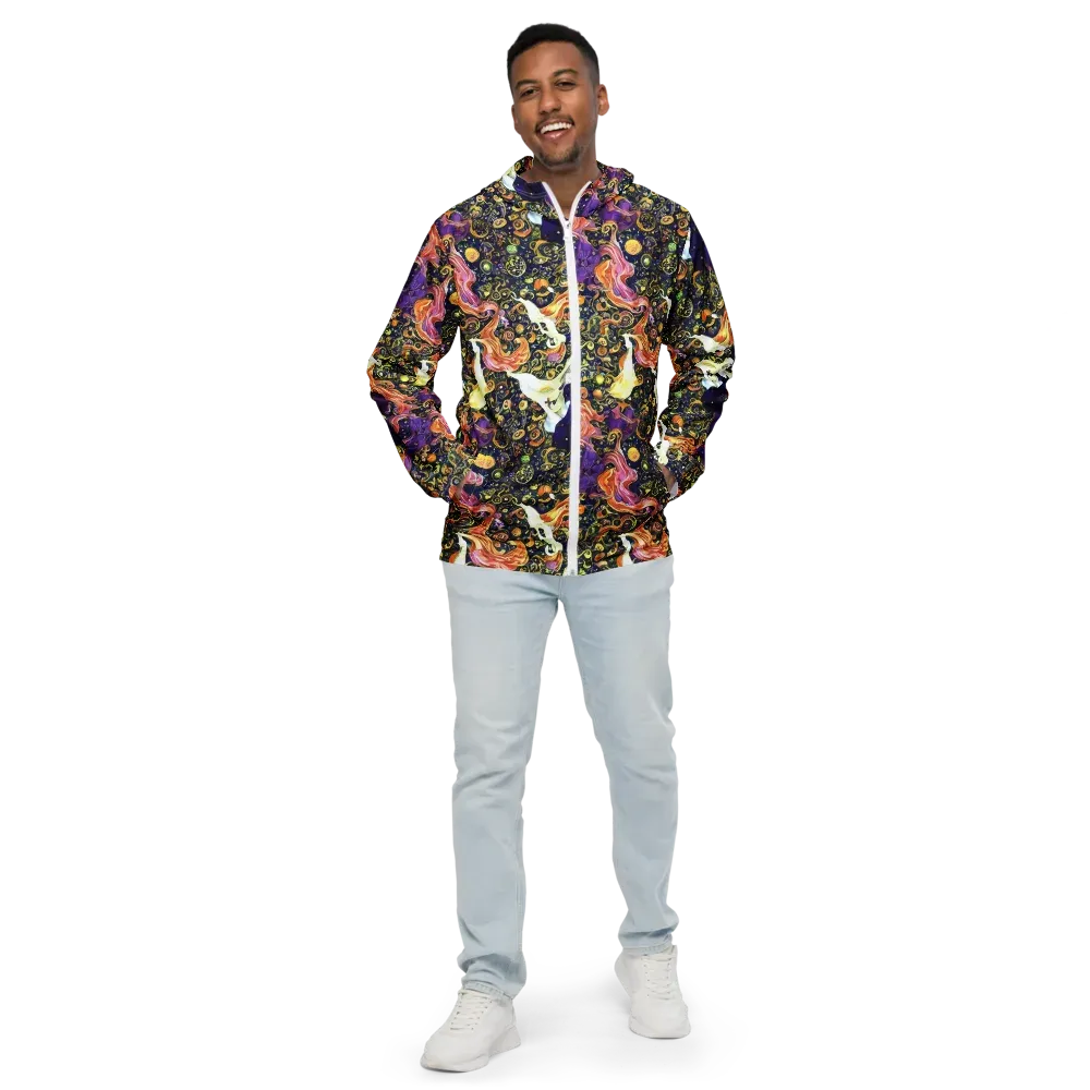 Ethereal Waltz on Men's Windbreaker — Front