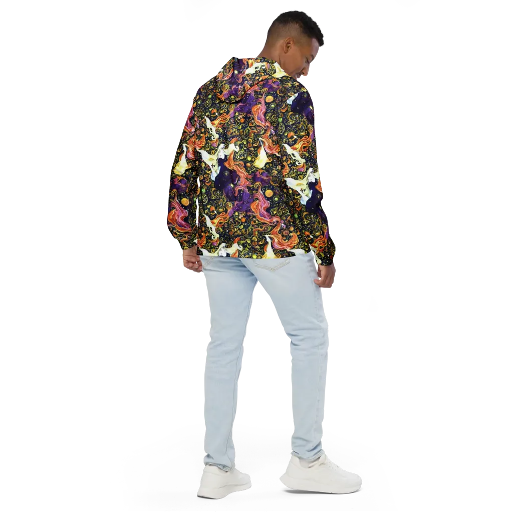 Ethereal Waltz on Men's Windbreaker — Back