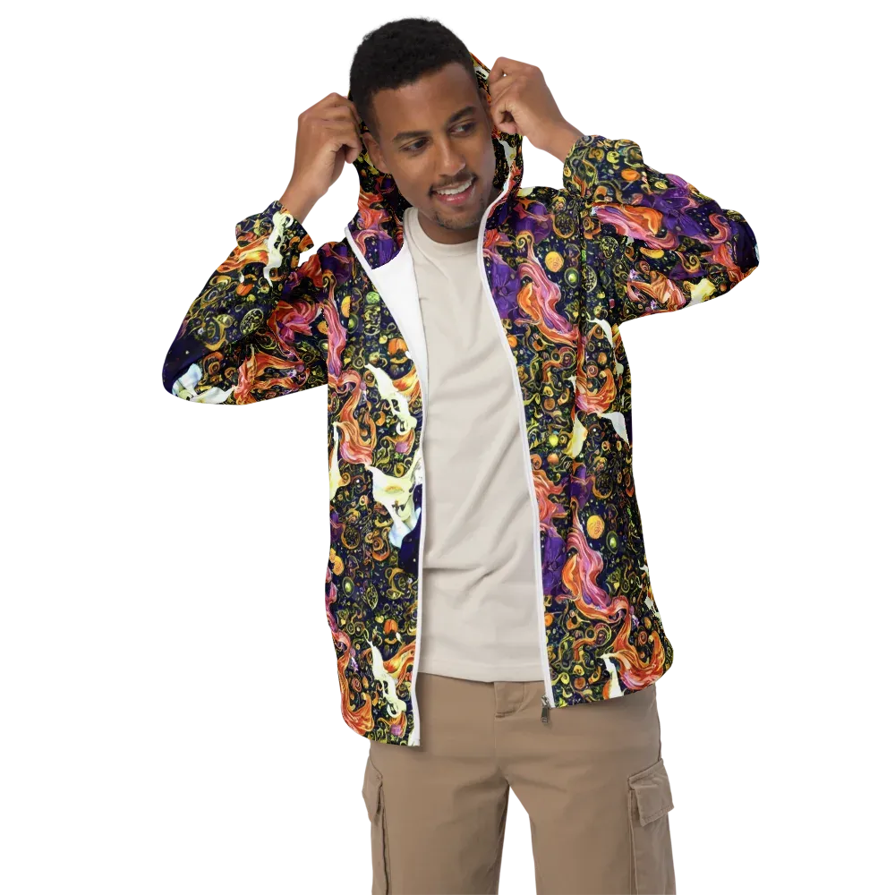 Ethereal Waltz on Men's Windbreaker — Front