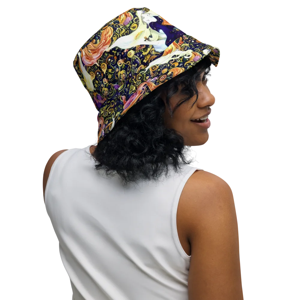 Ethereal Waltz on Reversible Bucket Hat — Right Outside
