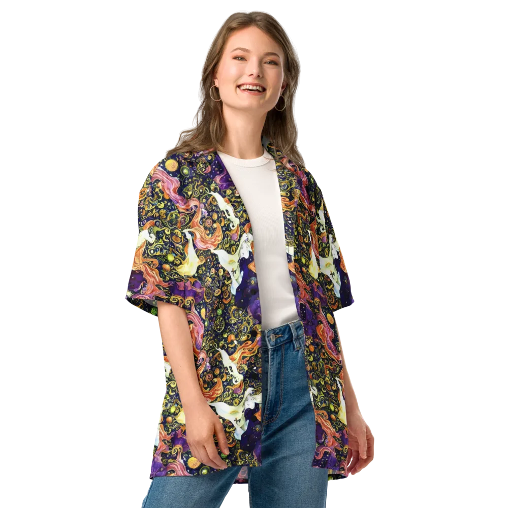 Ethereal Waltz on Button Shirt — Front