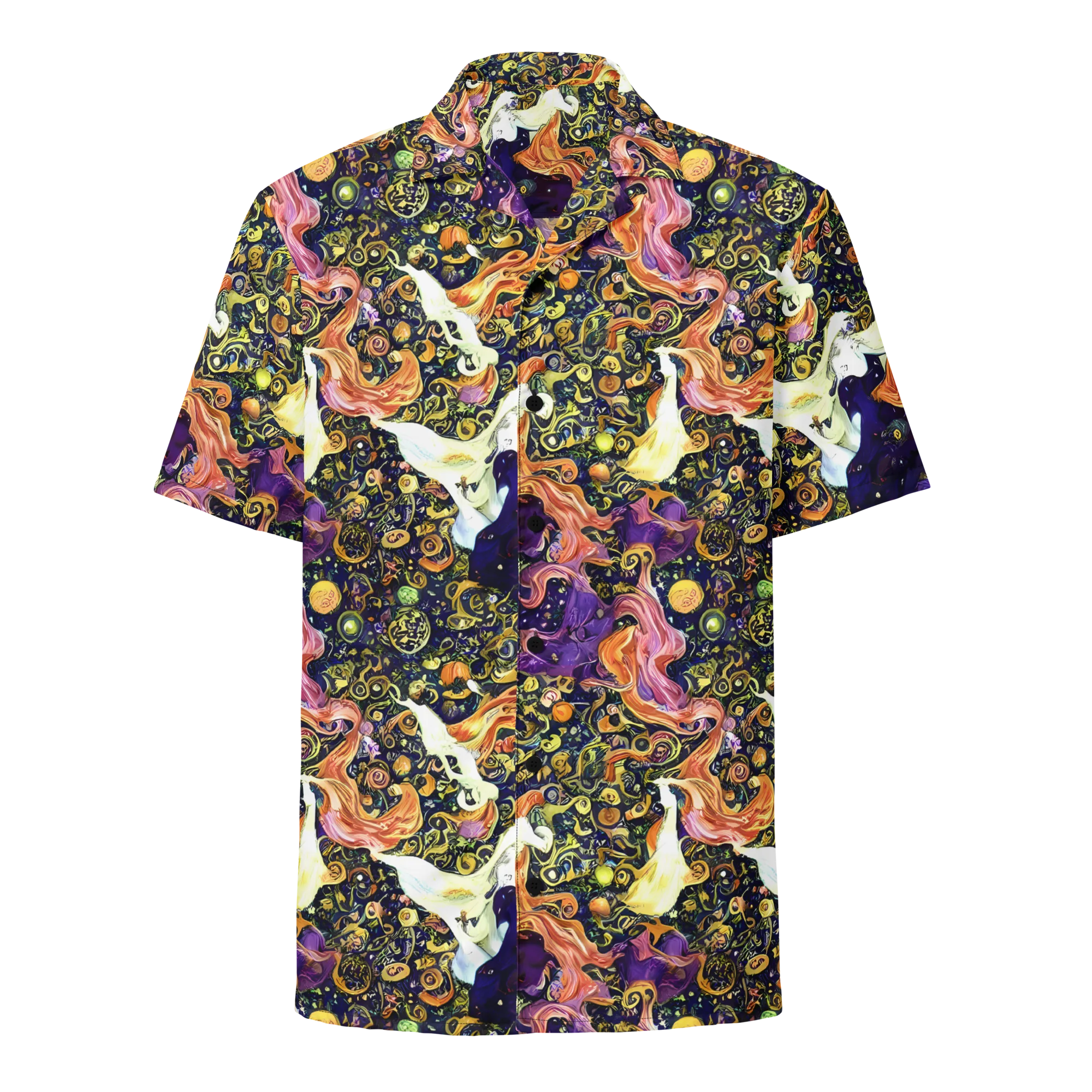 Ethereal Waltz on Button Shirt — Front