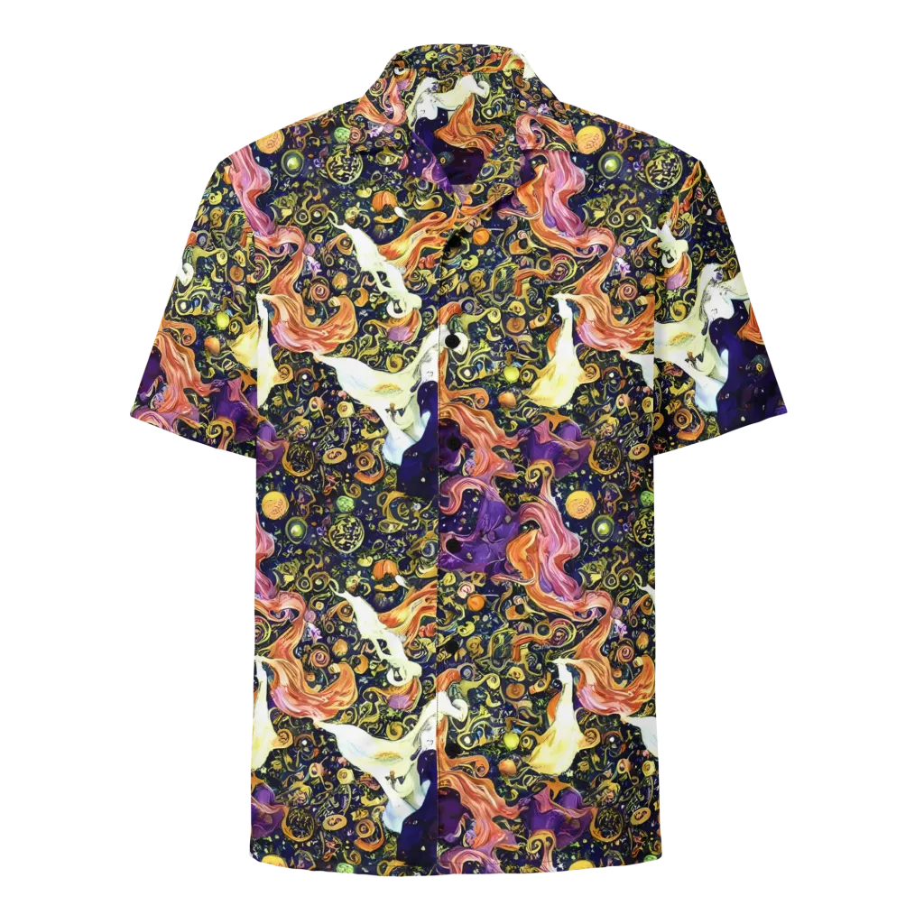 Ethereal Waltz on Button Shirt — Front