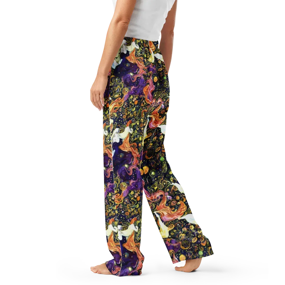 Ethereal Waltz on Women's Pajama Pants — Left