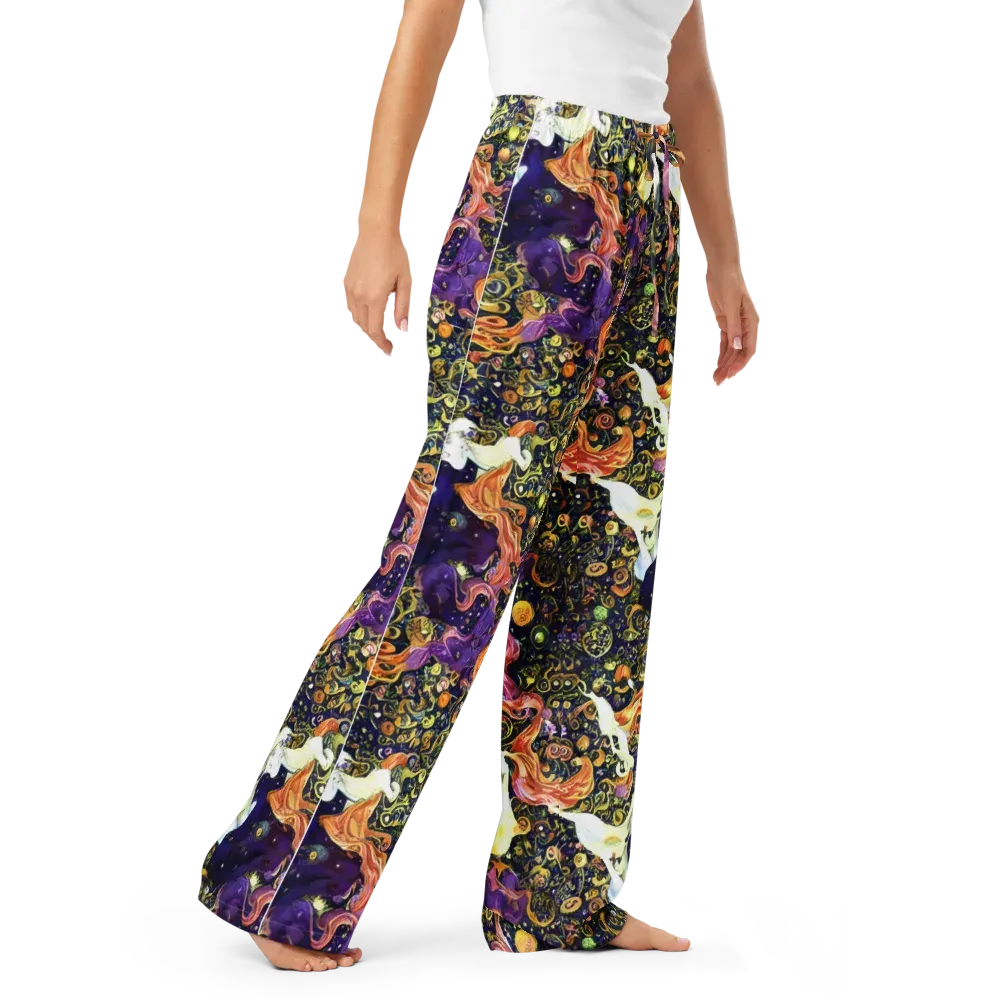 Ethereal Waltz on Women's Pajama Pants — Right Front