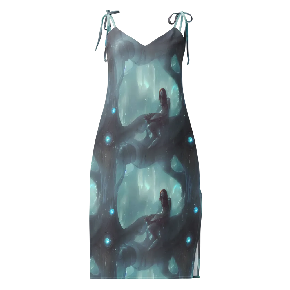 Liquid Serenity on Slip Dress — Front