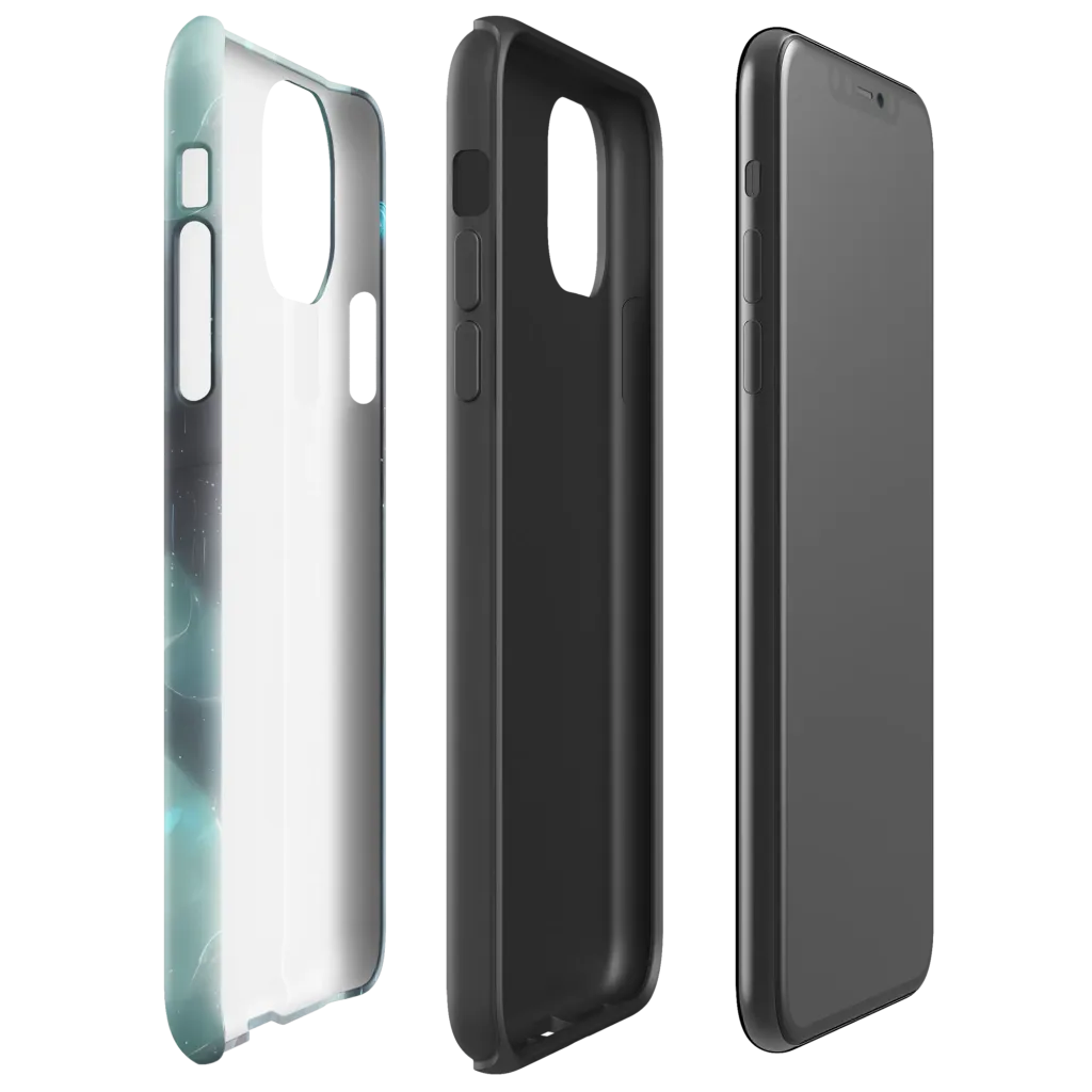 Liquid Serenity on Tough Case for iPhone® — Right