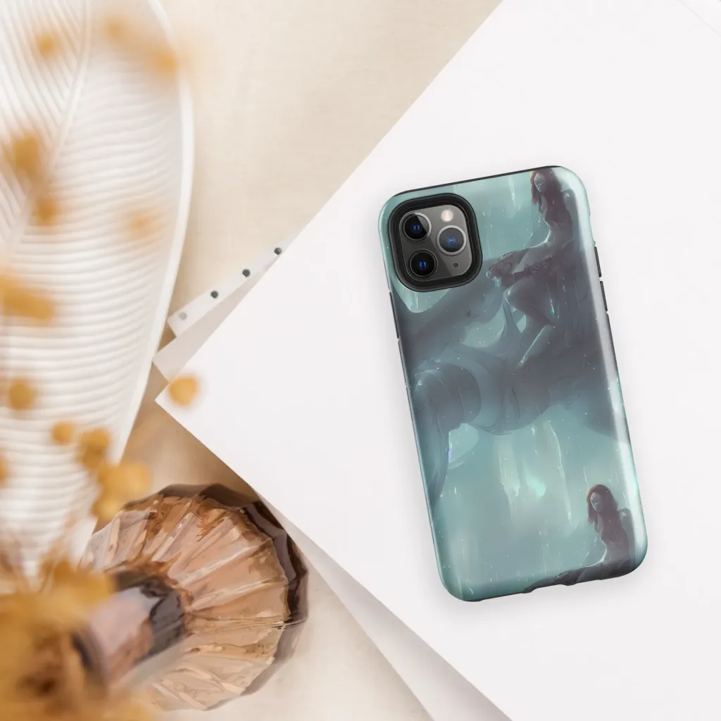 Liquid Serenity on Tough Case for iPhone® — Front