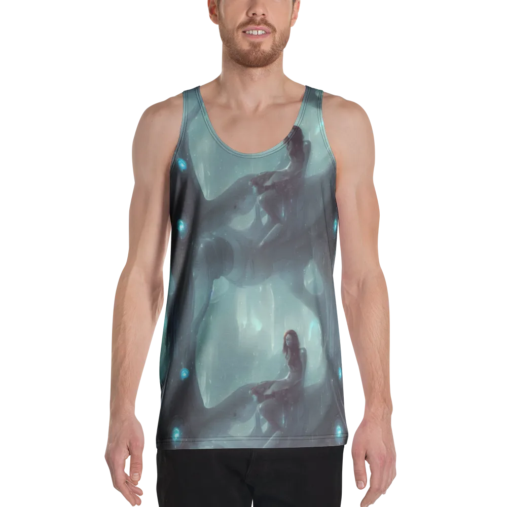 Liquid Serenity on Men's Tank Top — Front