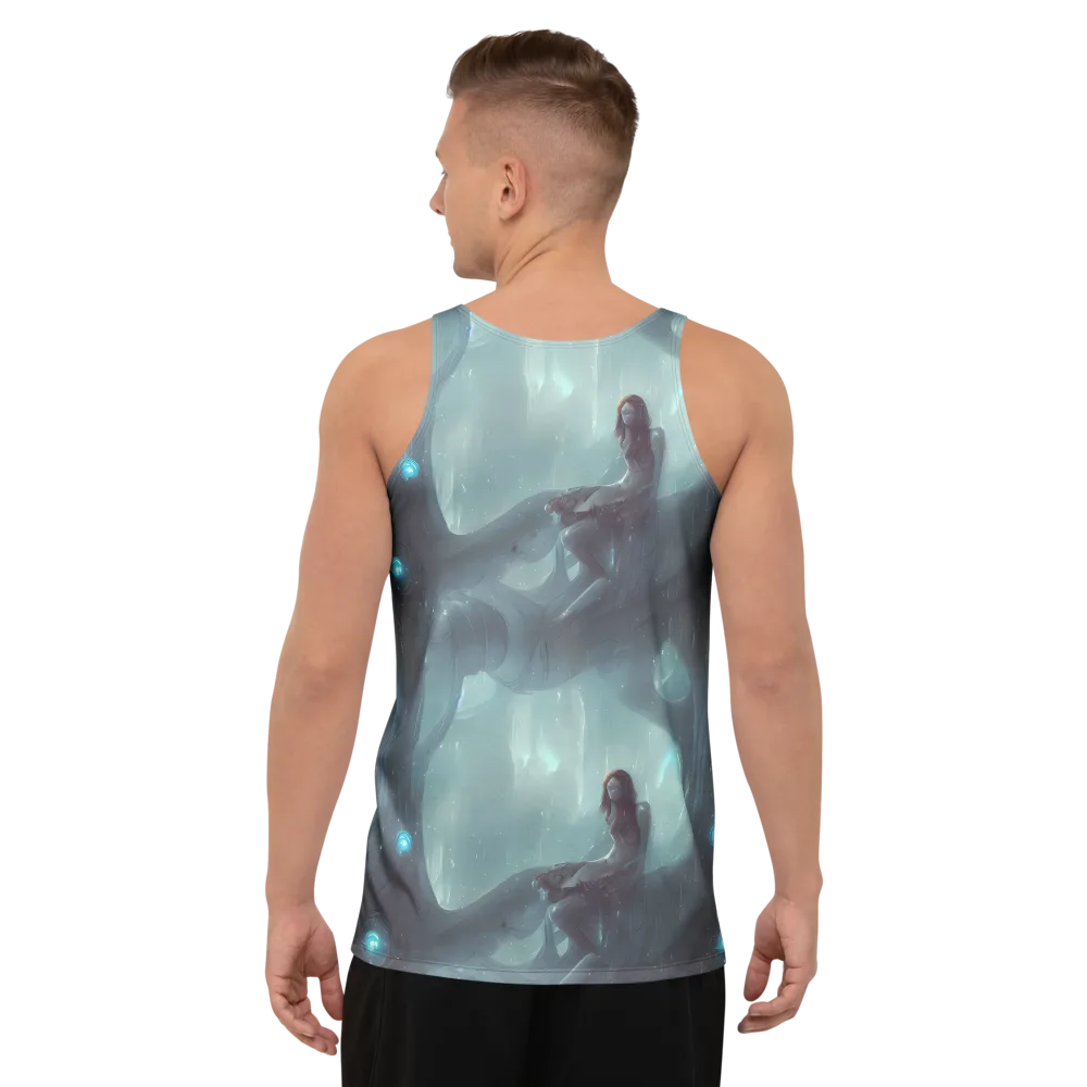 Liquid Serenity on Men's Tank Top — Back