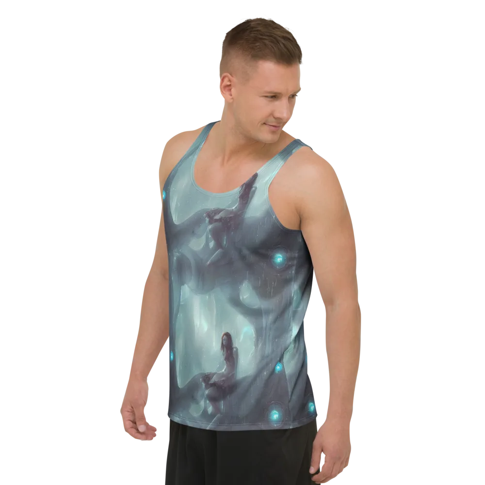 Liquid Serenity on Men's Tank Top — Left Front
