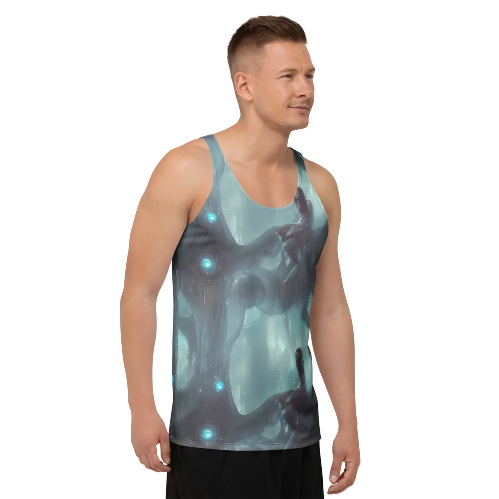 Liquid Serenity on Men's Tank Top — Right Front