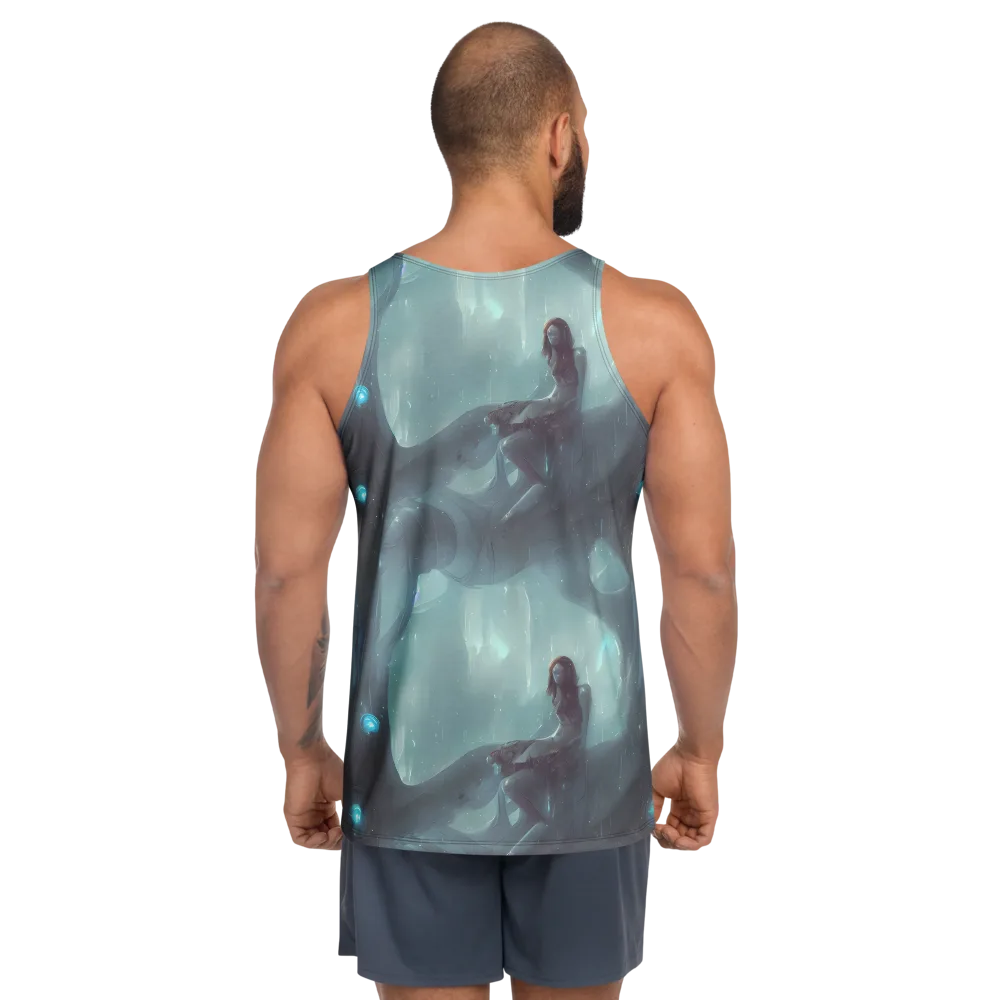 Liquid Serenity on Men's Tank Top — Back