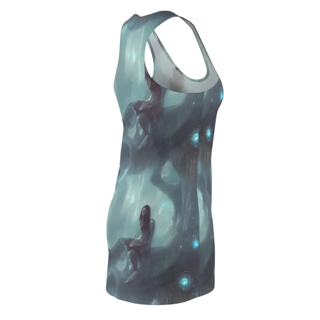 Liquid Serenity on Racerback Dress — Back Side