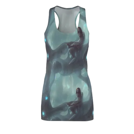 Liquid Serenity on a Racerback Dress