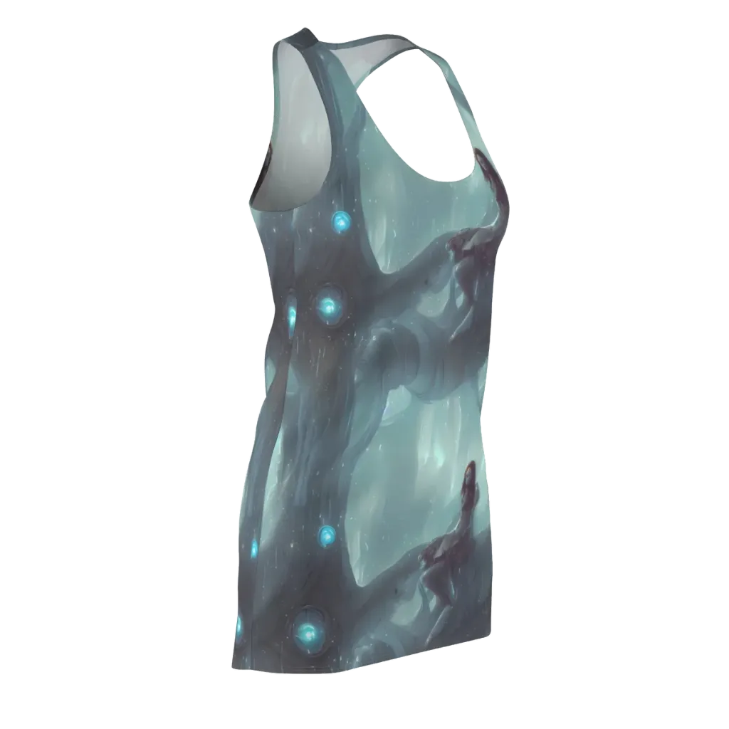 Liquid Serenity on Racerback Dress — Front Side