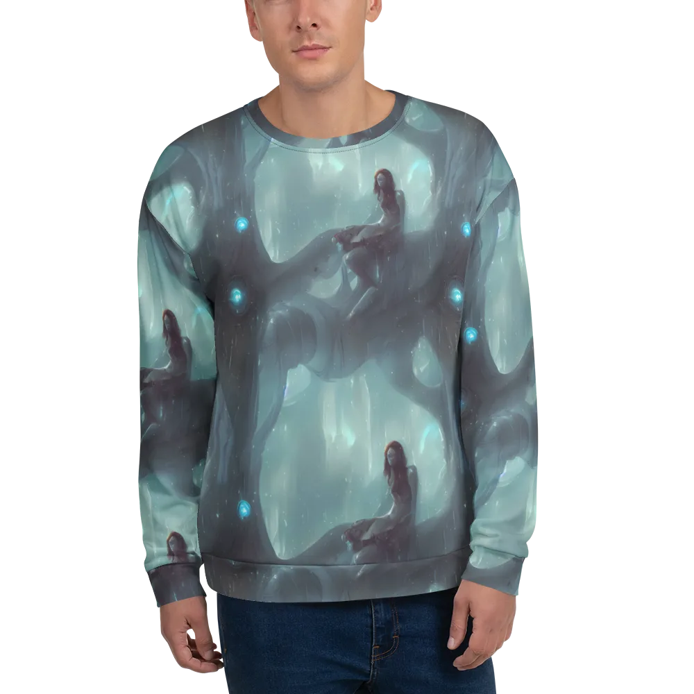 Liquid Serenity on Sweatshirt — Front
