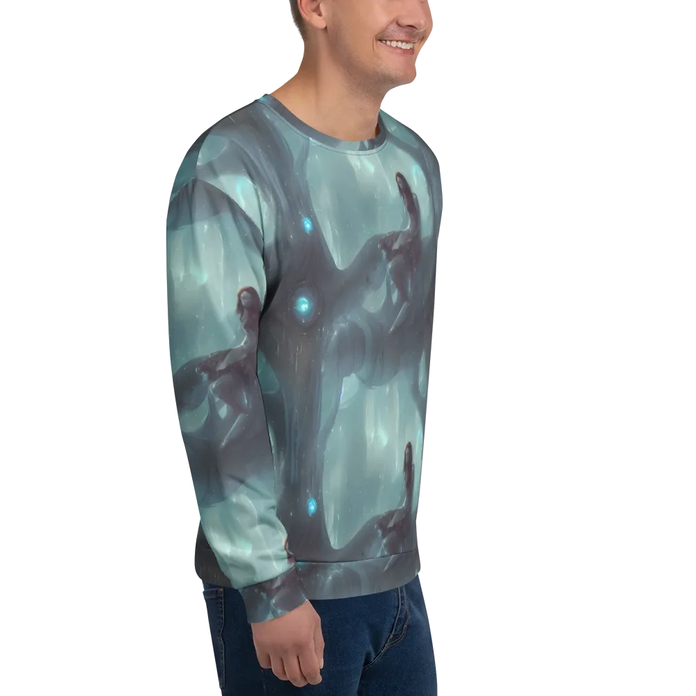 Liquid Serenity on Sweatshirt — Right Front