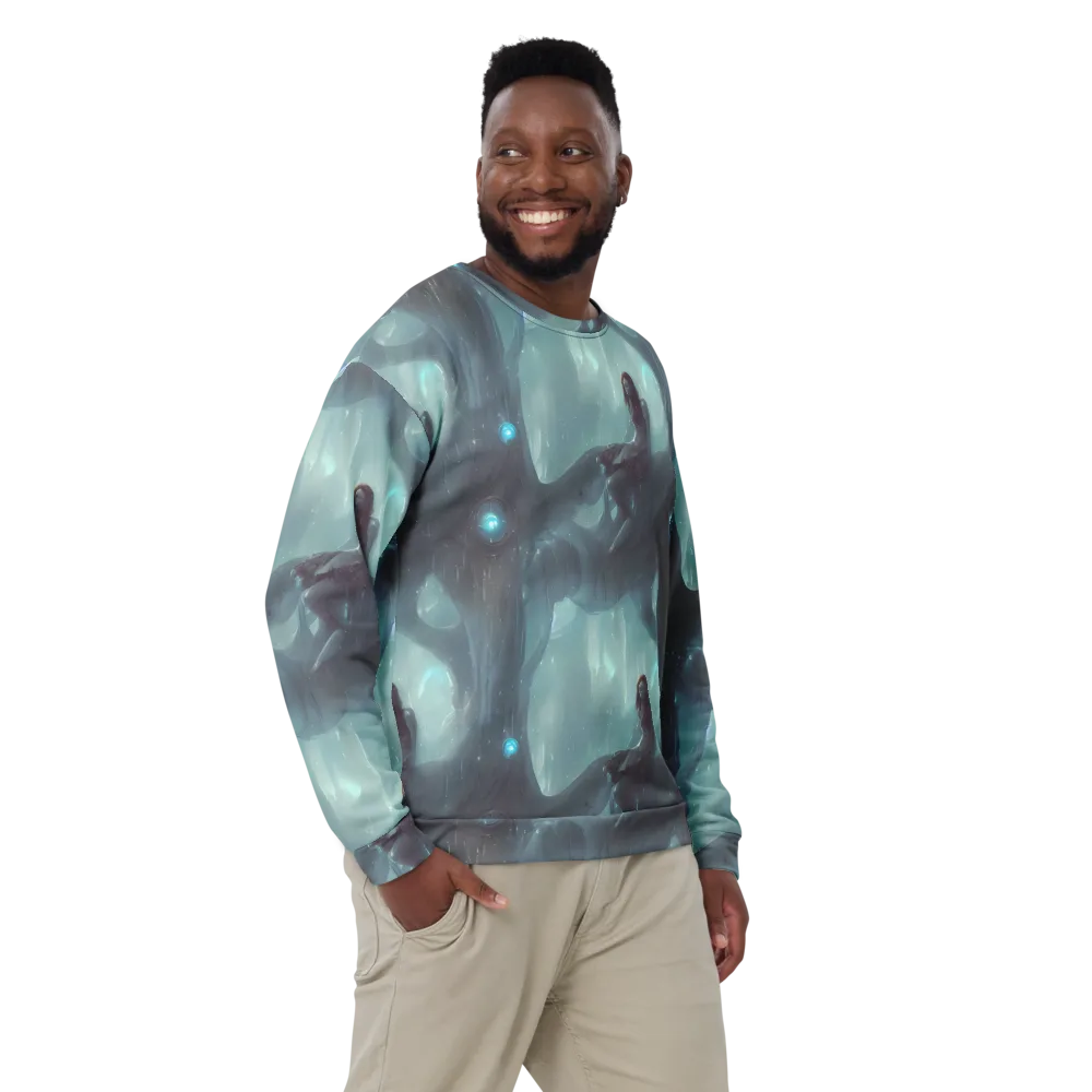 Liquid Serenity on Sweatshirt — Front