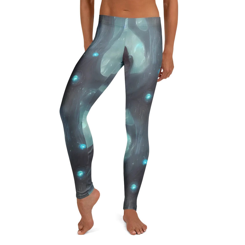 Liquid Serenity on Leggings — Front