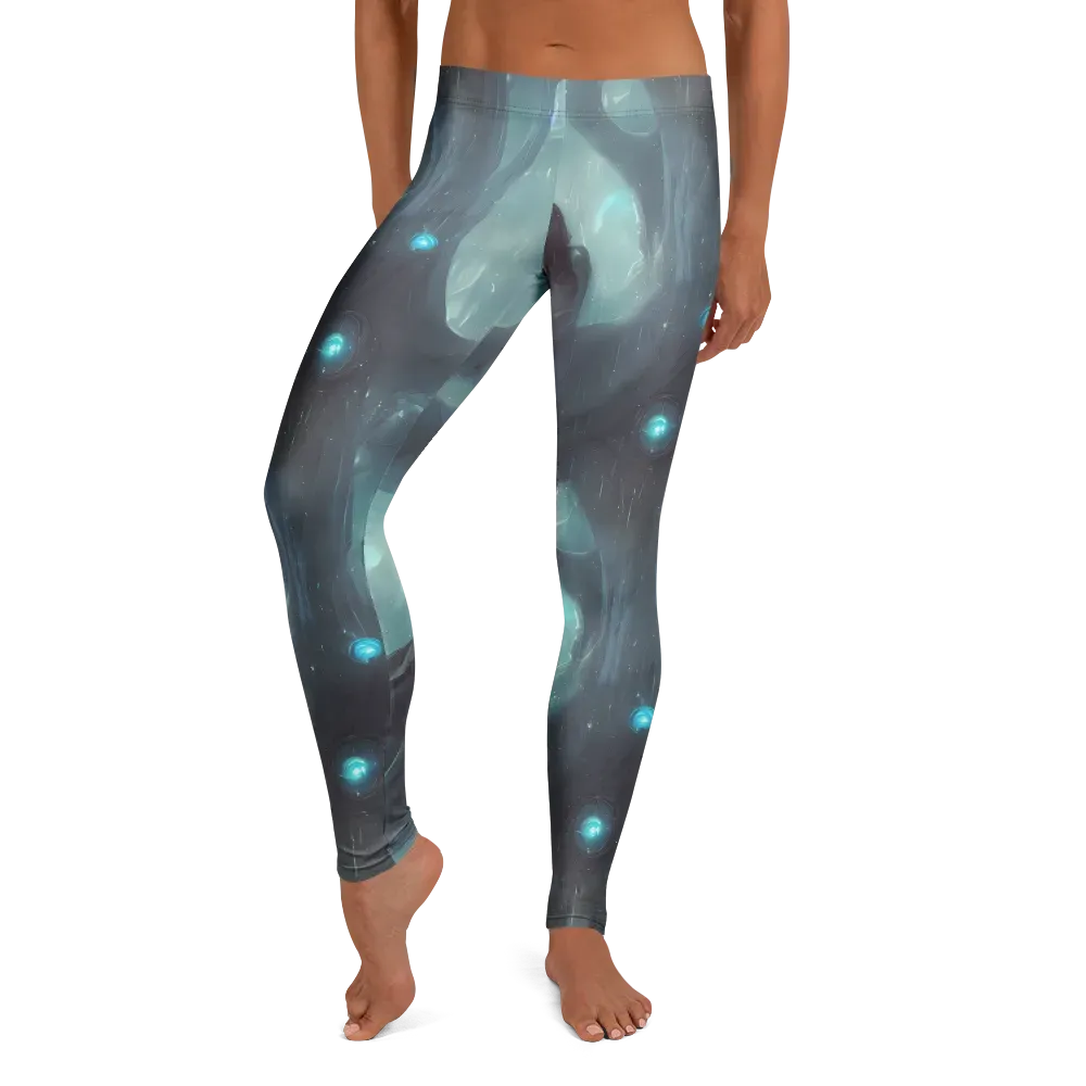 Liquid Serenity on Leggings — Front