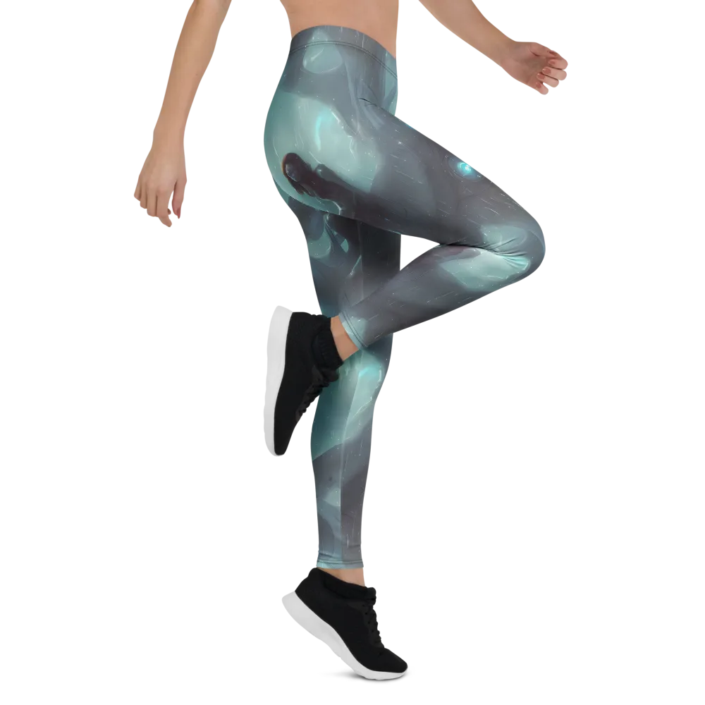 Liquid Serenity on Leggings — Right