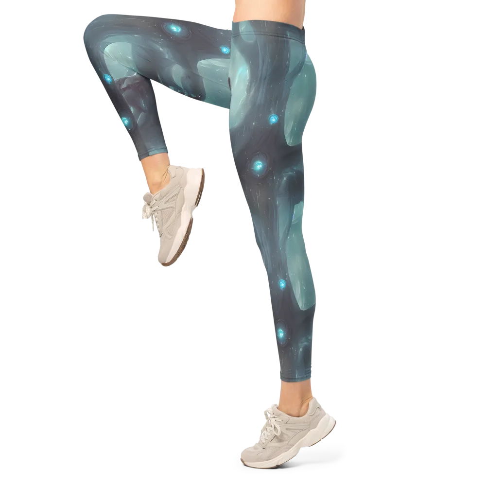 Liquid Serenity on Leggings — Left