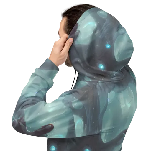 Liquid Serenity on a Hoodie