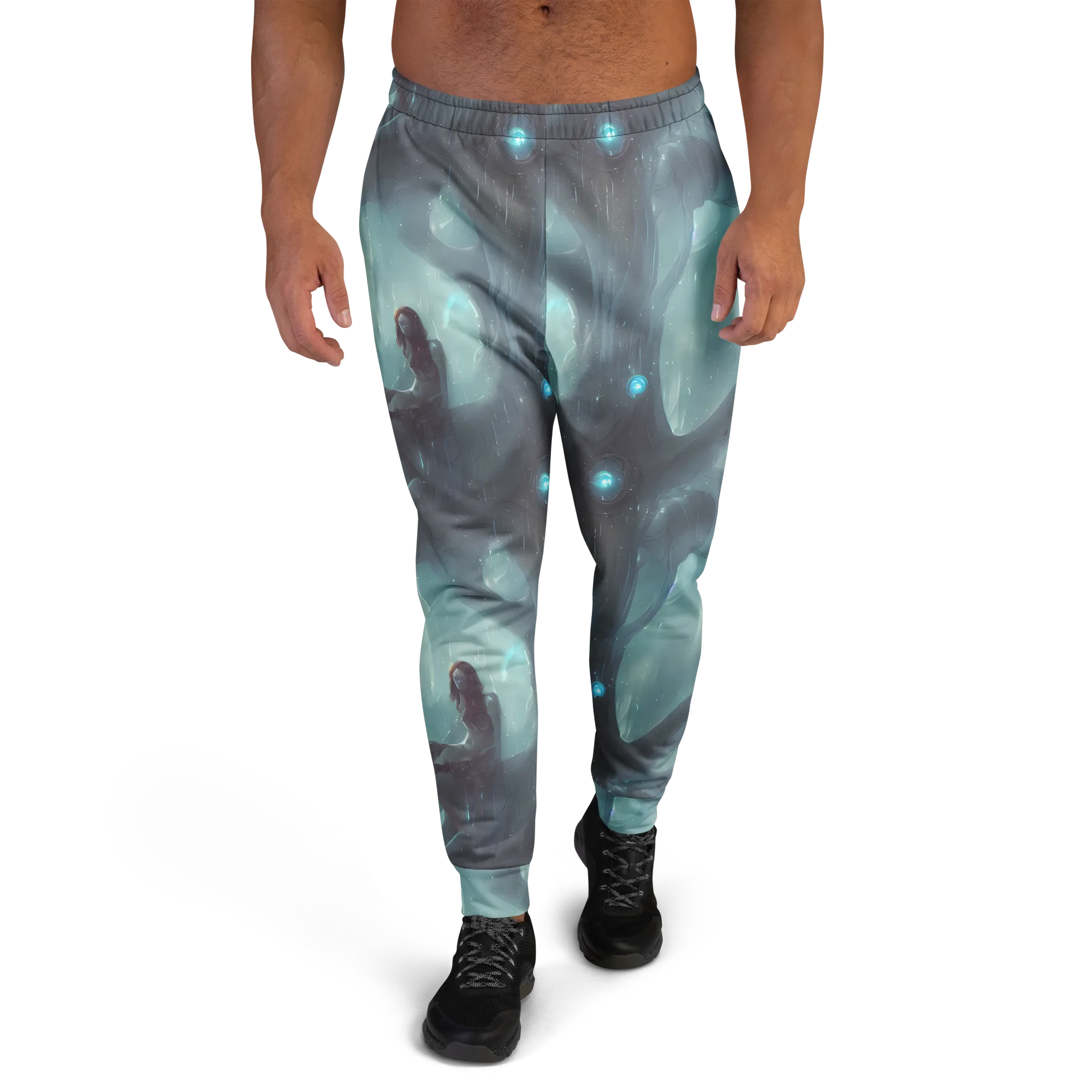 Liquid Serenity on Men's Joggers — Front