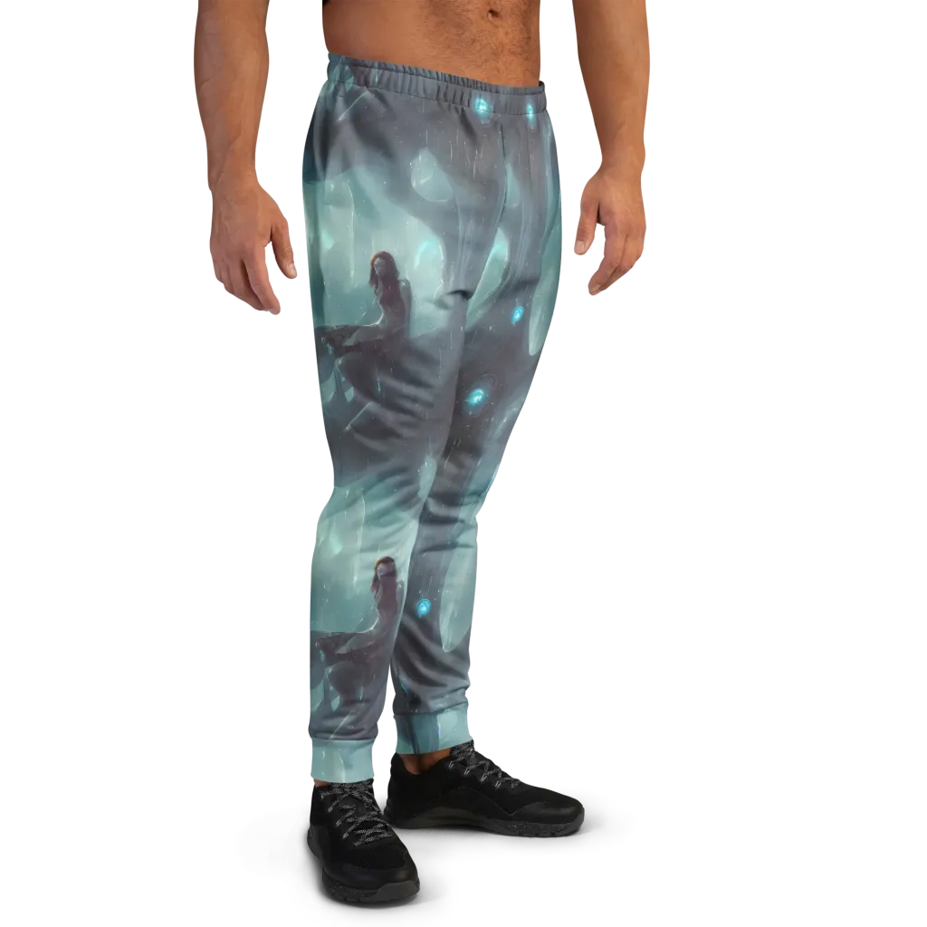 Liquid Serenity on Men's Joggers — Right