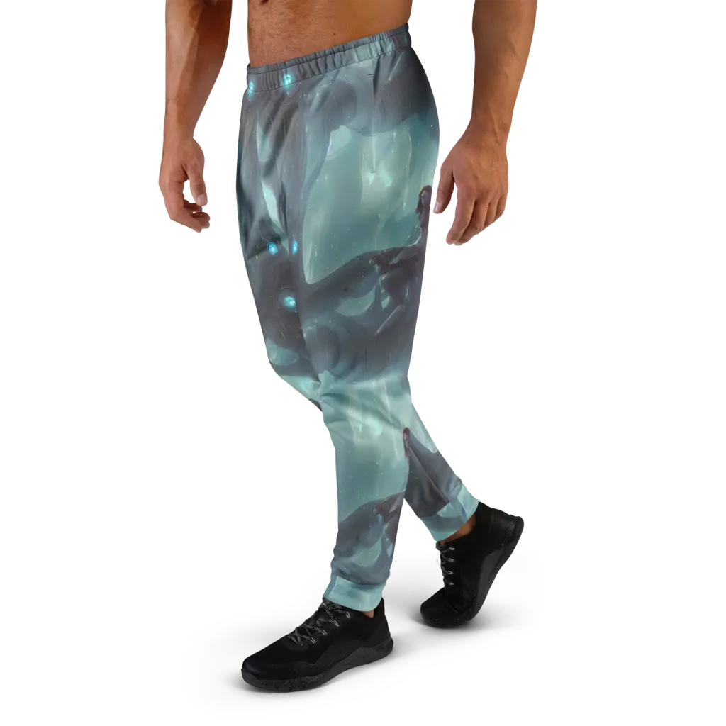 Liquid Serenity on Men's Joggers — Left